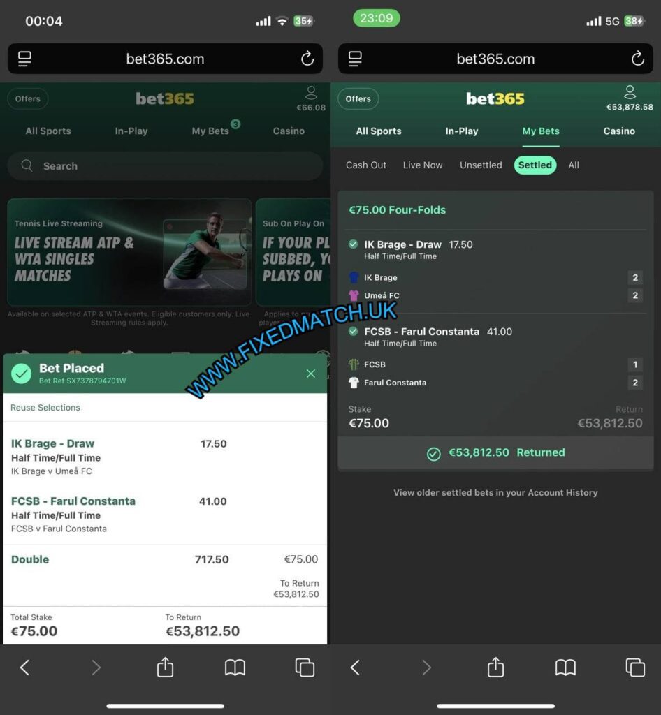 UK BET365 FIXED MATCH TIPS 21 12