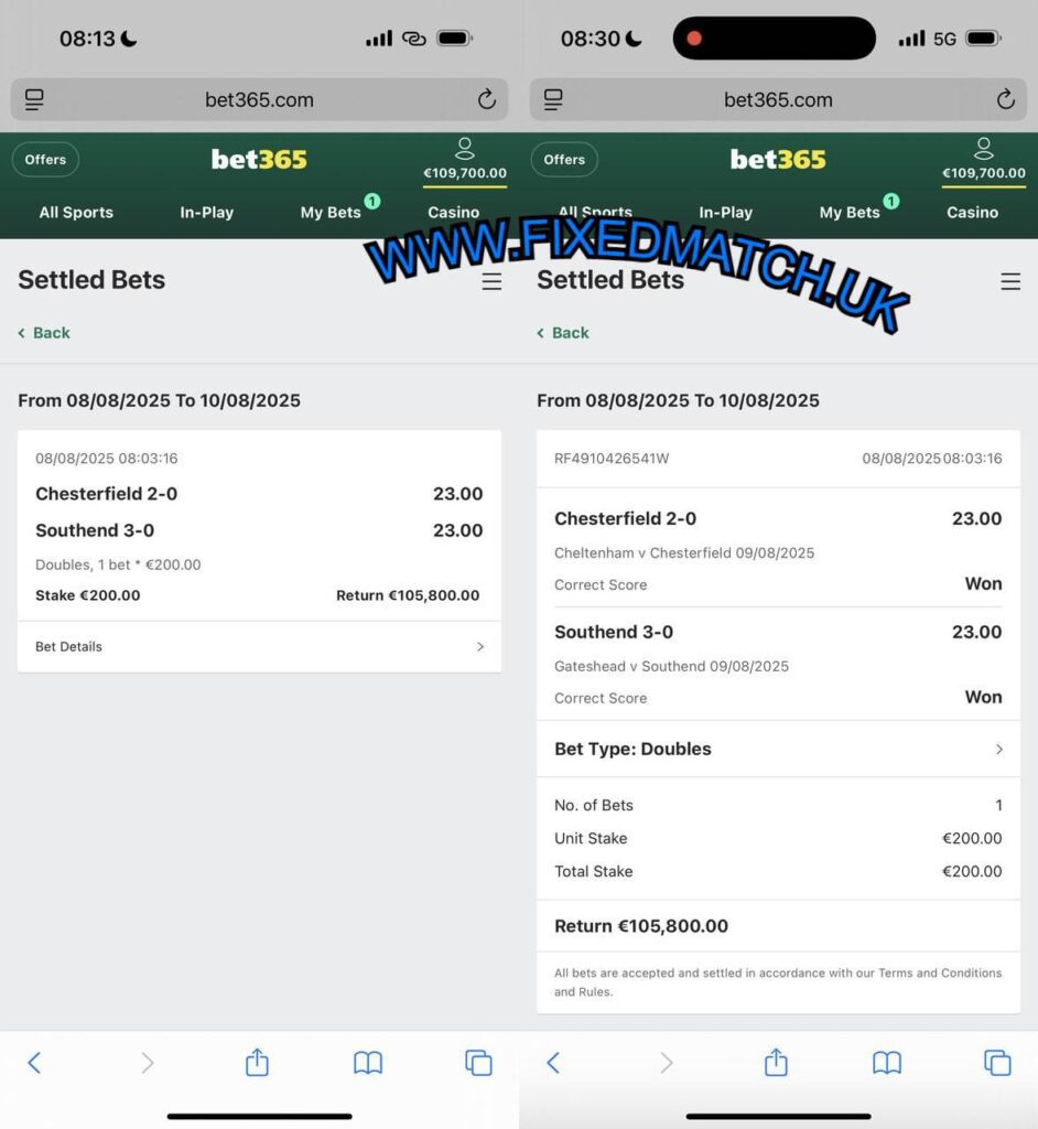UK BET365 FOOTBALL TIPS HTFT
