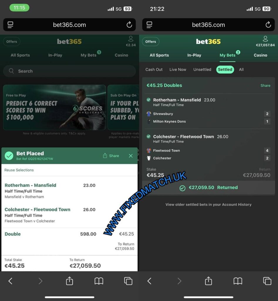 UK FIXED BETS TIPS 21 12