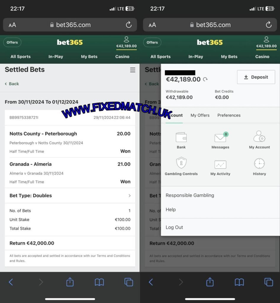 UK FIXED BETTING TIPS 12 21 HTFT