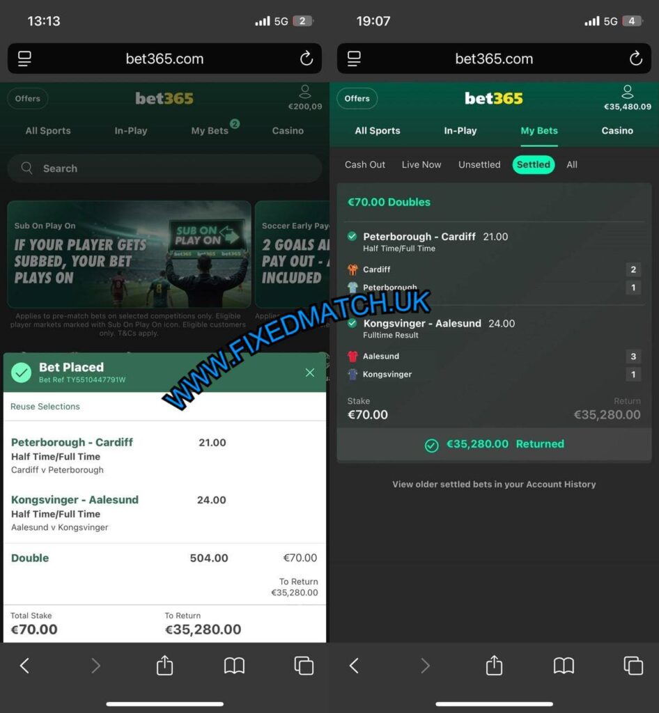 UK FIXED MATCHES TIPS 21 12